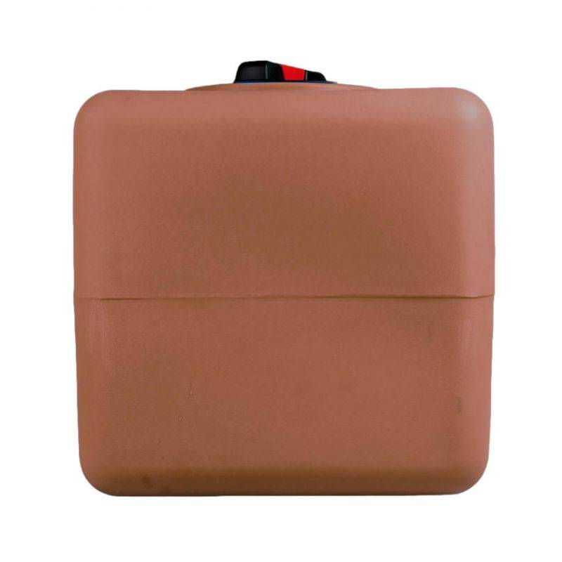 Cuve récupération eau de pluie 200L - Réservoir aérien cubique Terracotta - Polyéthylène - ELBI CB - Image 1