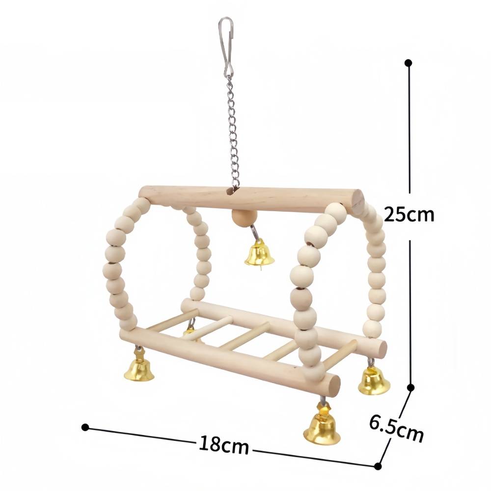 IntiMeg - lot de 8 Jouet en bois pour perroquet IntiMeg - Image 8