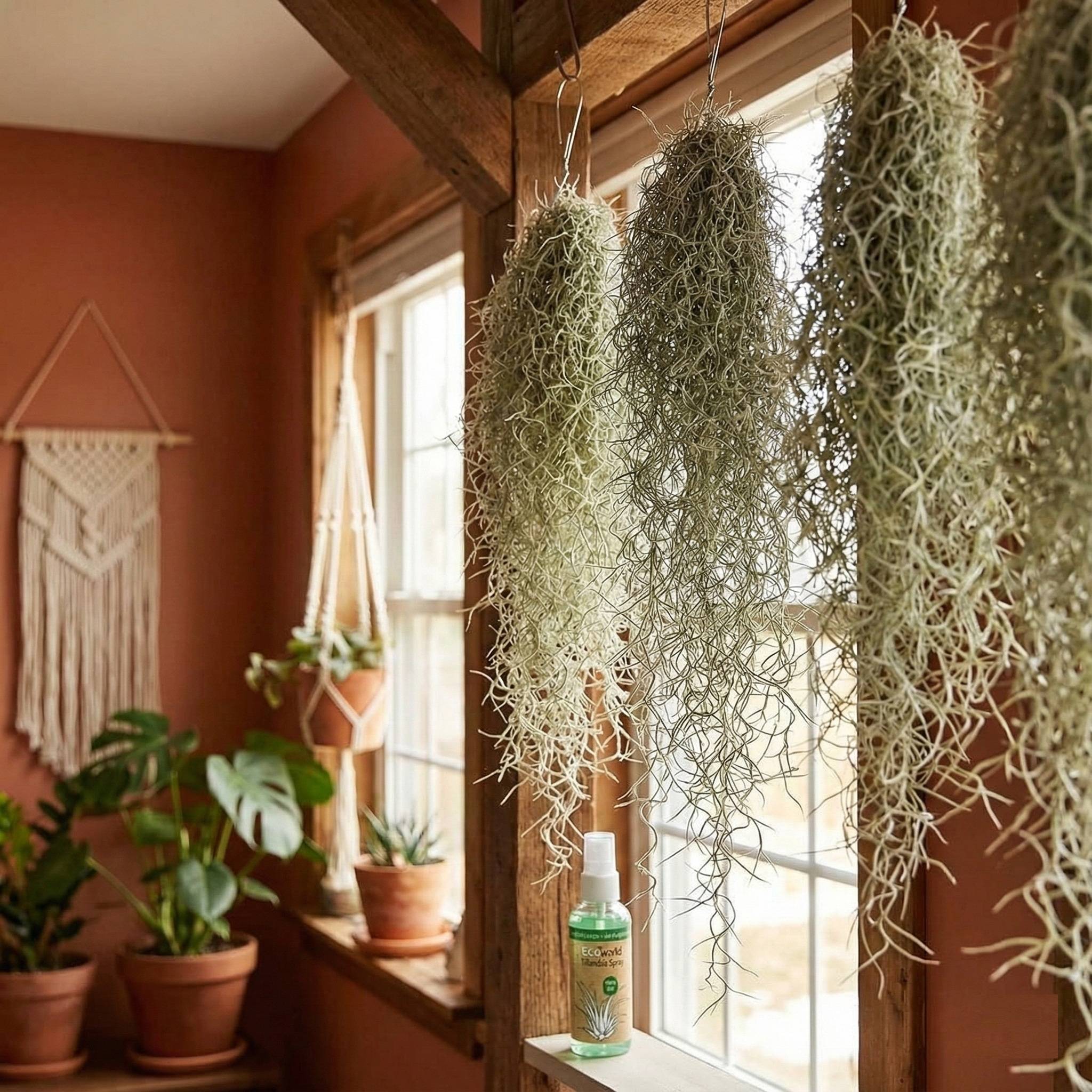 Tillandsia Mousse Espagnole 3 pièces - Plante Aérienne Décorative - Image 3