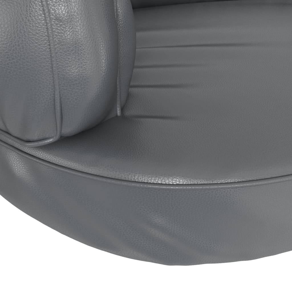 Vidaxl - Lit pour chien ergonomique Mousse Gris 88x65 cm Similicuir vidaXL 171318 - Imagen 4