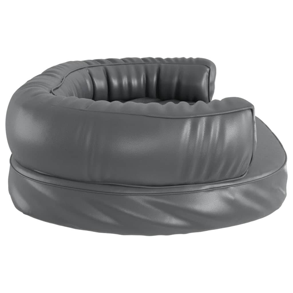 Vidaxl - Lit pour chien ergonomique Mousse Gris 88x65 cm Similicuir vidaXL 171318 - Imagen 6