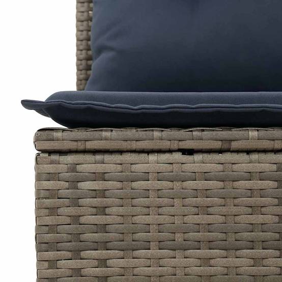 ComfortXL - Salon de jardin 6 places gris résine tressée avec table bois relevable et coffres de rangement – ComfortXL Outdoor Living - Image 10
