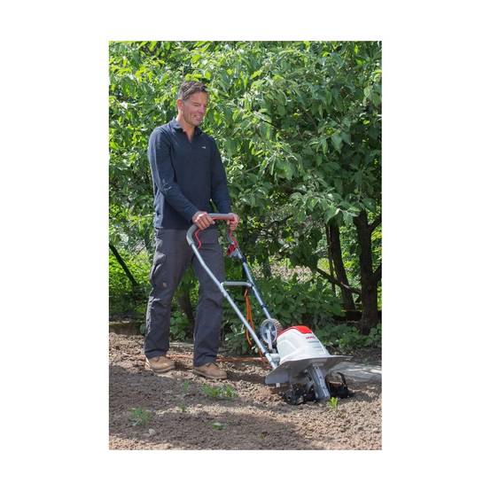 Motobineuse électrique 1500W Largeur de travail 17-45cm 6 fraises - Profondeur de travail 23cm Préparation sol jardin IKRA - Image 9