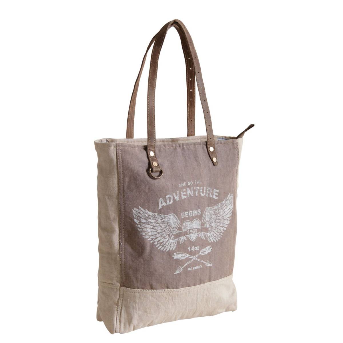 Aubry Gaspard - Sac en lin inscription Adventure