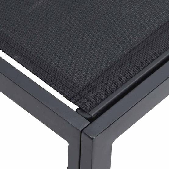 Salon de Jardin d'Angle Aluminium Grande Capacité 12 Pièces Design Épuré Noir – ComfortXL Outdoor Living - Image 7