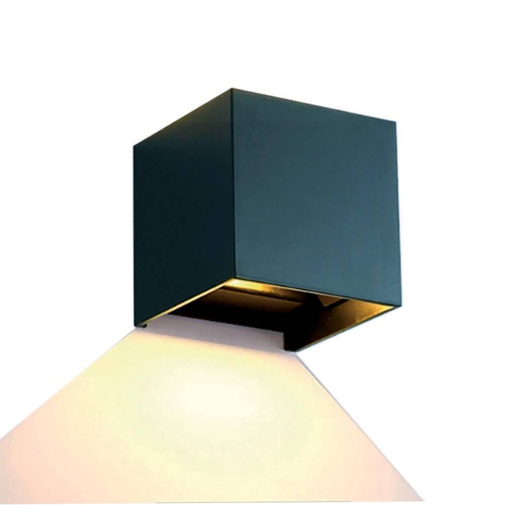 Decklinea - Applique LAKKA 100x100 6W-220V Blanc Chaud - IP67 - Aluminium - Spot LED à visser - Imagen 1