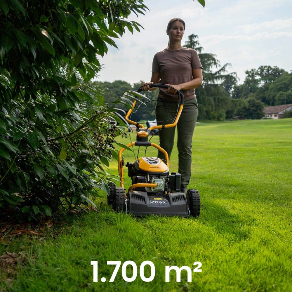 Stiga - Tondeuse Multiclip 750 S à essence, 166cc, largeur 48 cm, mulching - STIGA - Image 4
