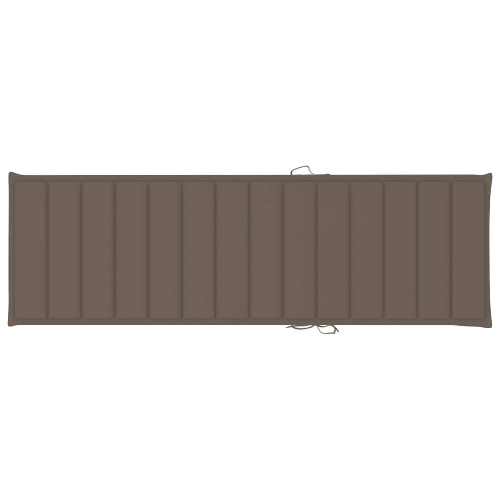 Helloshop26 - Transat chaise longue bain de soleil lit de jardin terrasse meuble d'extérieur avec table et coussin pin imprégné - Imagen 8