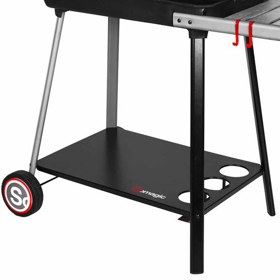 Somagic - Barbecue cuve fonte - SOMAGIC - Métal/Inox - Noir - Image 3