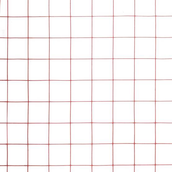 ComfortXL - Grillage Poule Acier PVC Jardin Protection Volière Maille 12mm Rouge 25x0,5m - ComfortXL Outdoor Living - Image 4