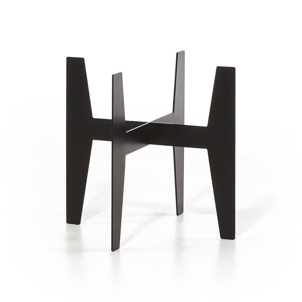 Ecopots - Pieds pour pot Stilts 30 Noir - 33 x 33 x H. 31 cm ECOPOTS - Imagen 1