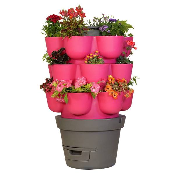 WORMgarden Fuchsia 3 jardinières - Image 1