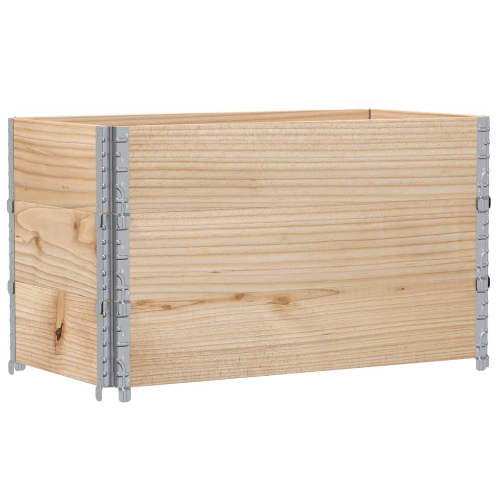 Jardinière bois de pin naturel 100 x 50 x 60.5 cm - PANGIVO - Image 5
