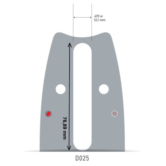 Oregon - Guide chaîne 40 cm, pas .325", jauge 1,6mm, 67 maillons Versacut™ - OREGON 163VXLGD025 - Image 2