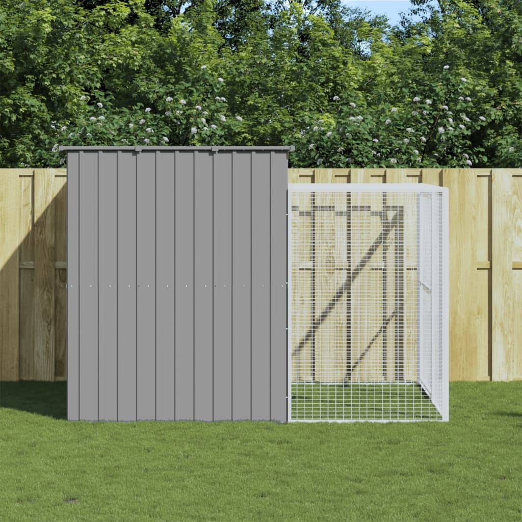 Niche plastique acier gris 214 x 253 x 181 cm - Prolenta premium p3322.9 - Image 2