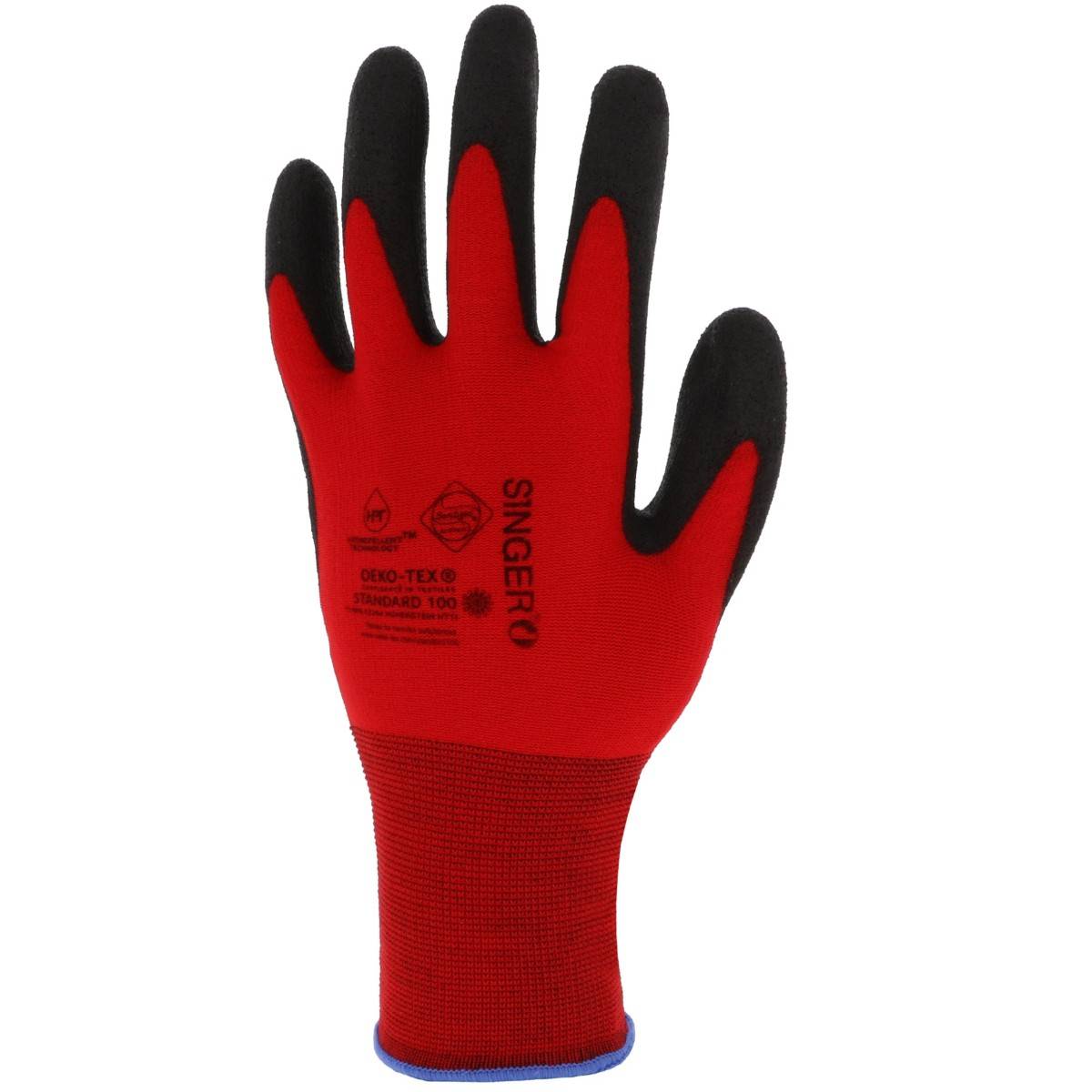 Gant de manutention légère T.9 polyamide rouge et noir Singer - Imagen 6