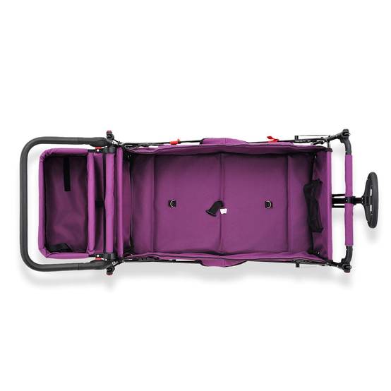 Chariot pliable confort FX-CT850 FUXLIFE avec toit UV et roues à suspension - Image 7