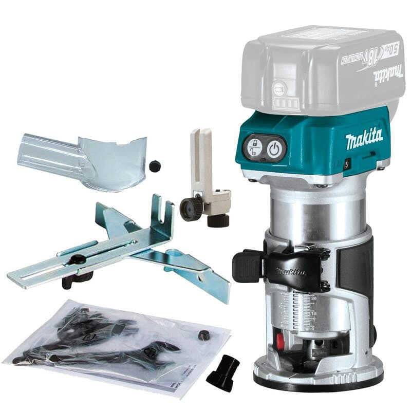 Affleureuse sans fil 18V MAKITA DRT50ZX4  avec accessoires Makita - Image 1