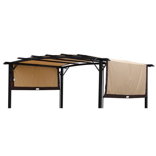 PANGIVO - Toile de rechange pour pergola polyester beige 490 x 217 cm - PANGIVO - Image 1