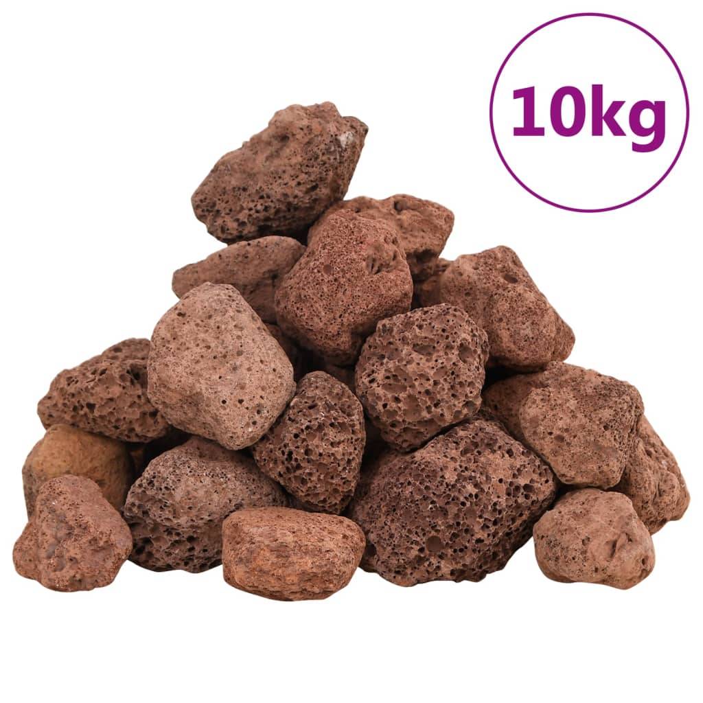 Vidaxl - Roches volcaniques 10 kg rouge 3-5 cm vidaXL 3217176 - Image 2