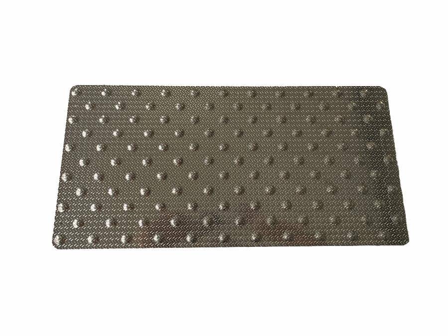 Bande éveil de vigilance Métal Waccess WATTELEZ 420x825 mm - Aluminium grain de riz - 630097 - Imagen 1