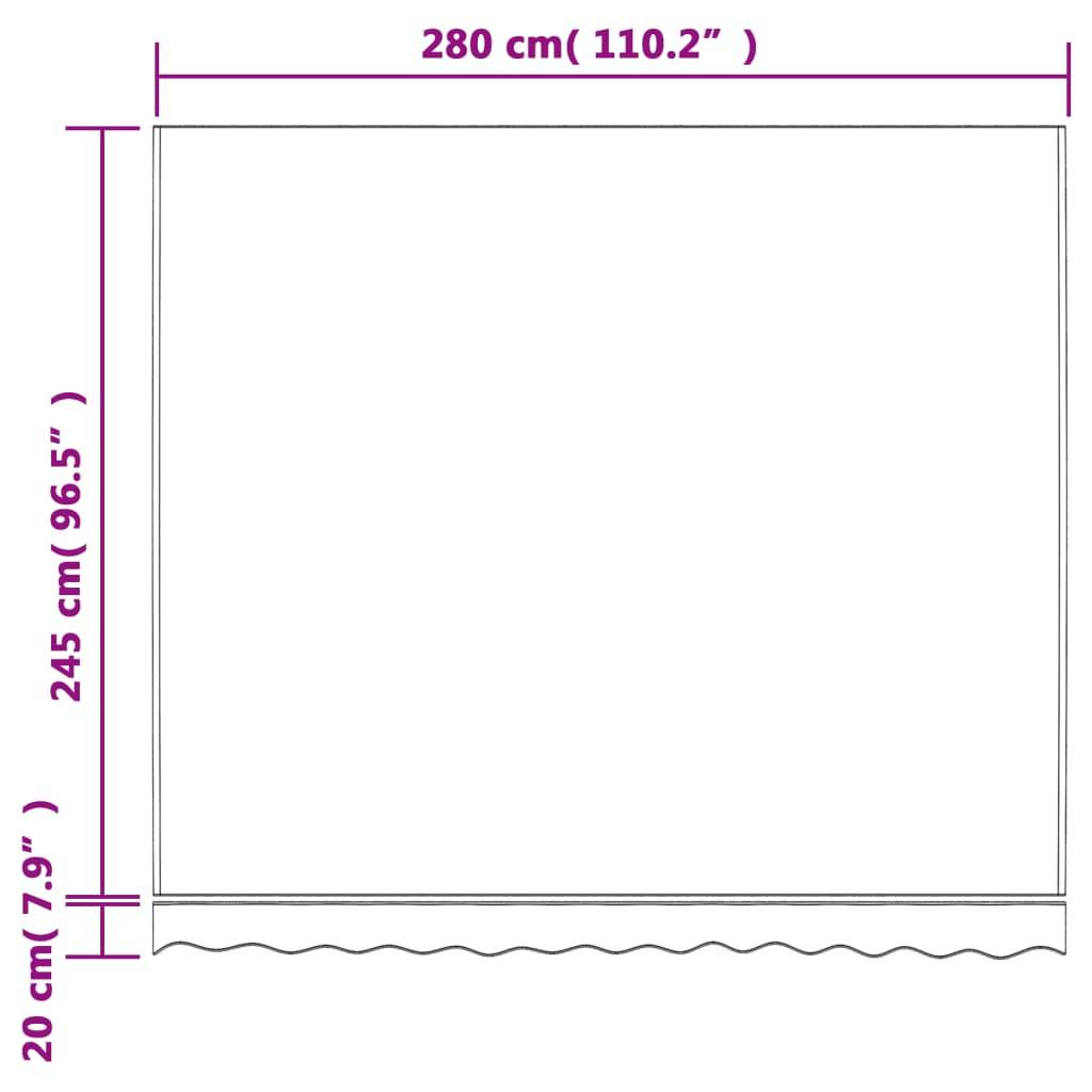 Prolenta Premium - Store banne Juna Rouge 280 X 245 cm - P87211R - Image 5