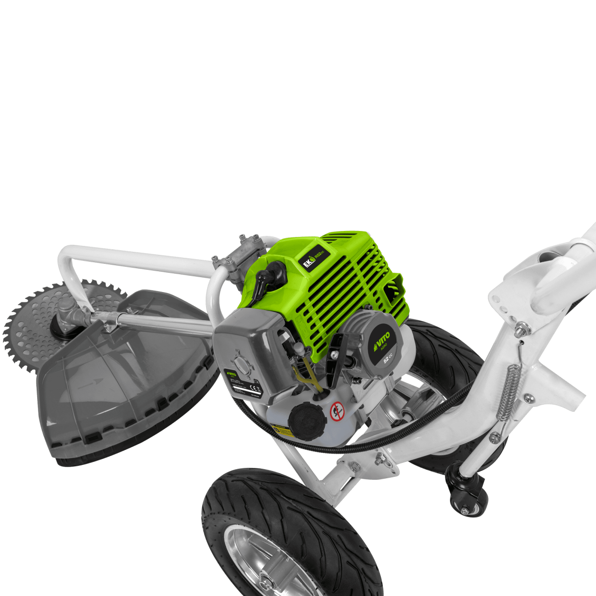 Débroussailleuse thermique 52cm³ à roues Lame Ø 255 mm Autonomie 1h30 VITO - Imagen 3