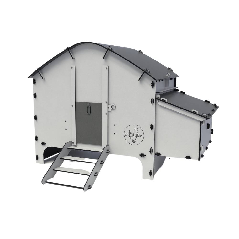 Chick'a - Poulailler Harmony en plastique recyclé pour 6 poules Harmony - Chick'A