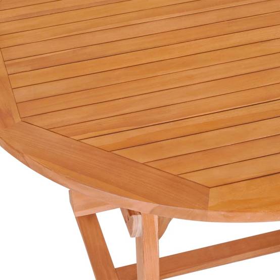 Helloshop26 - Salon de jardin meuble d'extérieur ensemble de mobilier 9 pièces bois de teck massif - Imagen 5