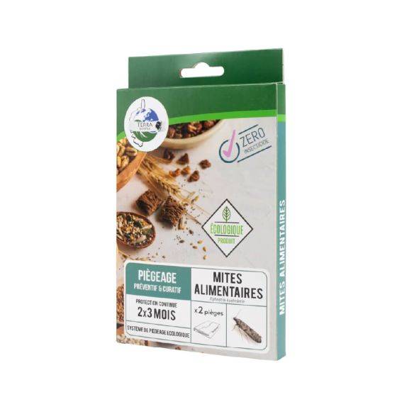 Terra Nostra - Piège contre Mite Alimentaire Plaque de Phéromone X2 - Imagen 1