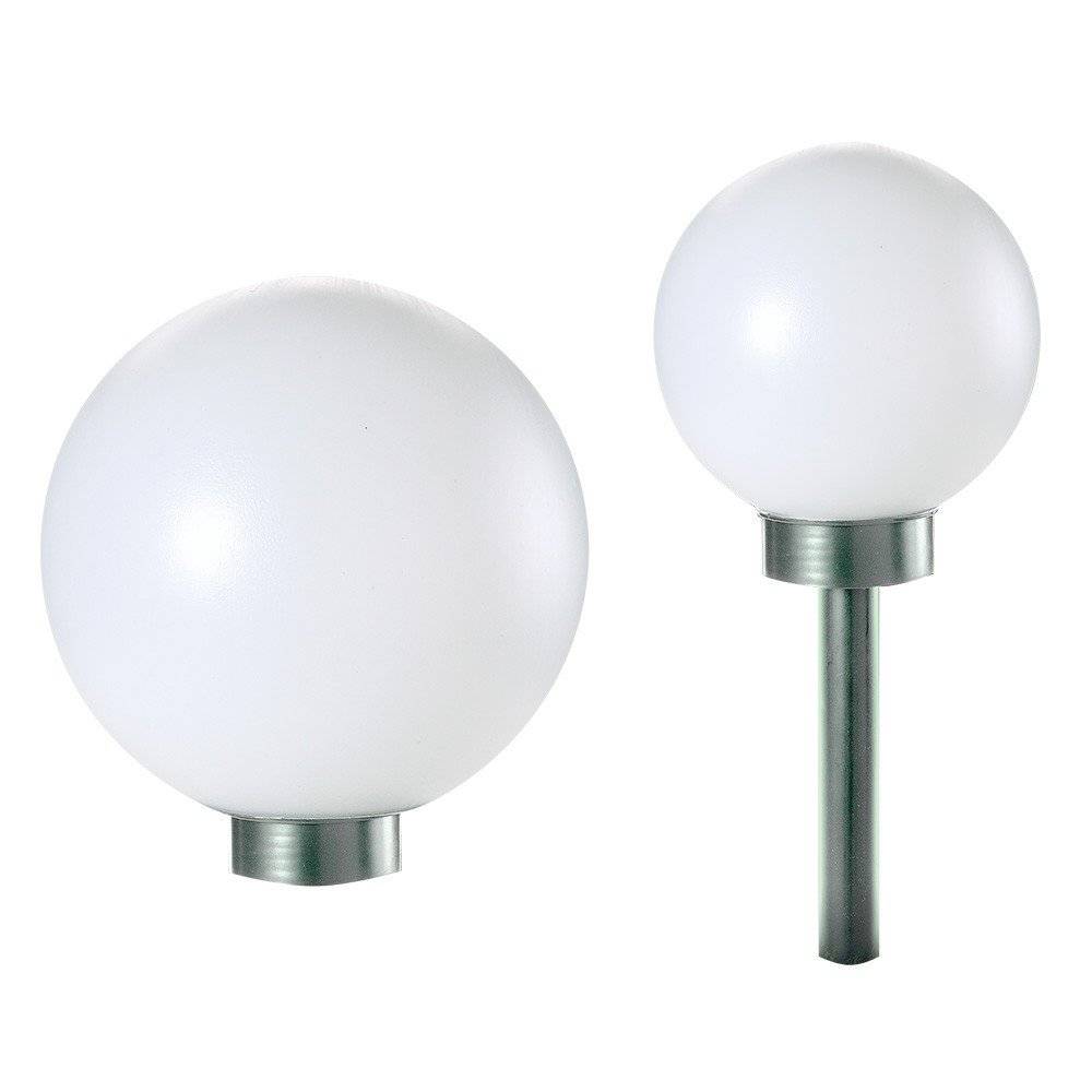 Terre Jardin - Boule lumineuse solaire pour jardin - 30 cm - Blanc - TERRE JARDIN - Imagen 1