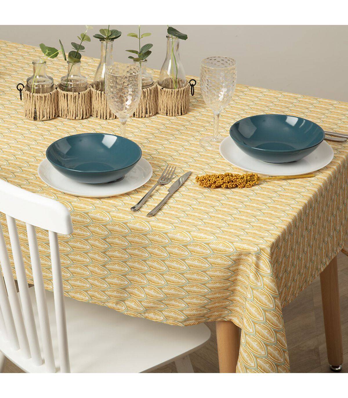 Nappe anti-tache tissu imprimé Soan 140 x 240 cm - Imagen 3