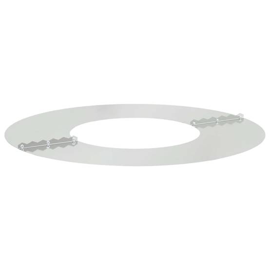 PANGIVO - Adapté pour anneau d'arbre plat Acier galvanisé Argent 60 x 60 cm - PANGIVO - Image 4