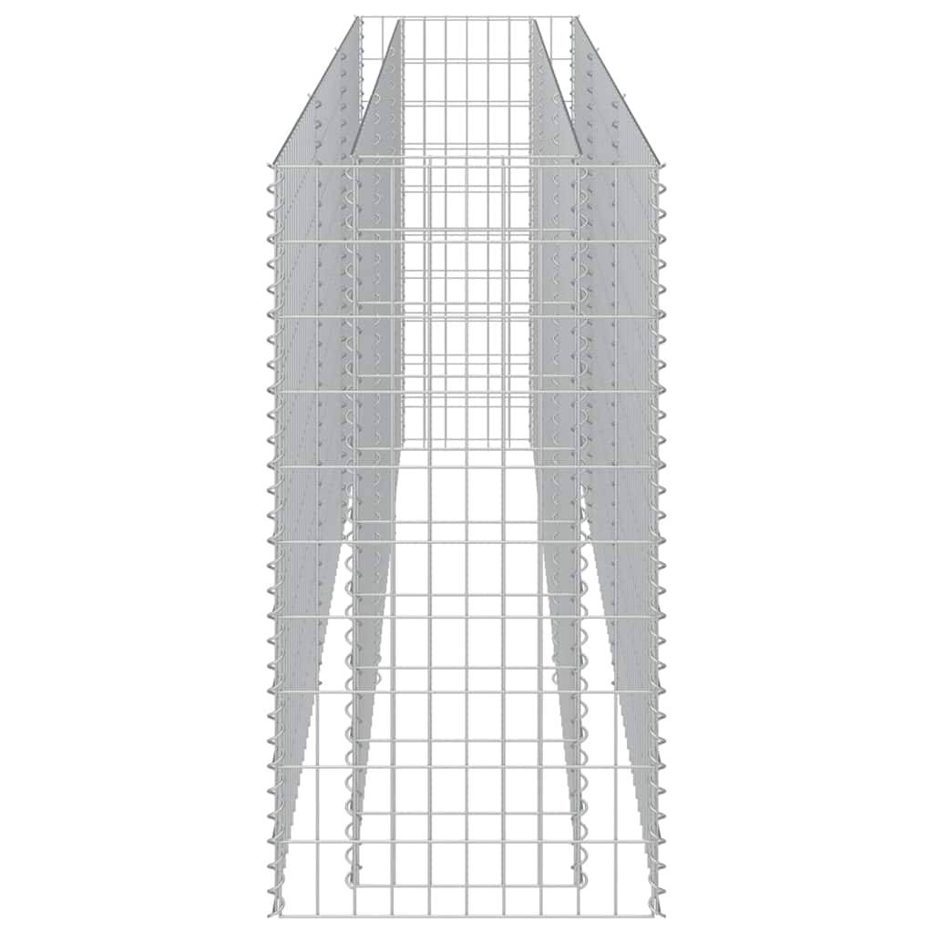 Vidaxl - Lit surélevé à gabion Acier galvanisé 270x50x100 cm vidaXL 143562 - Image 7