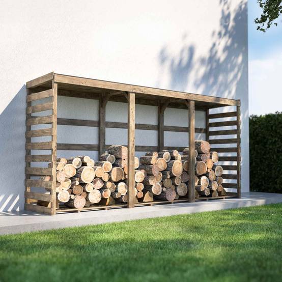 Forest Style - ABRI BUCHES BOIS XXL 356X82X174CM - Image 2