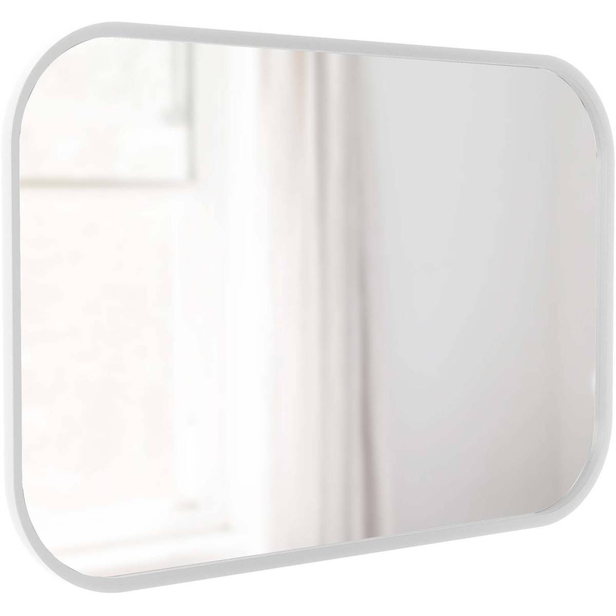 Umbra - Miroir rectangulaire rebord caoutchouc 61 x 91 cm Hub Umbra - Imagen 1