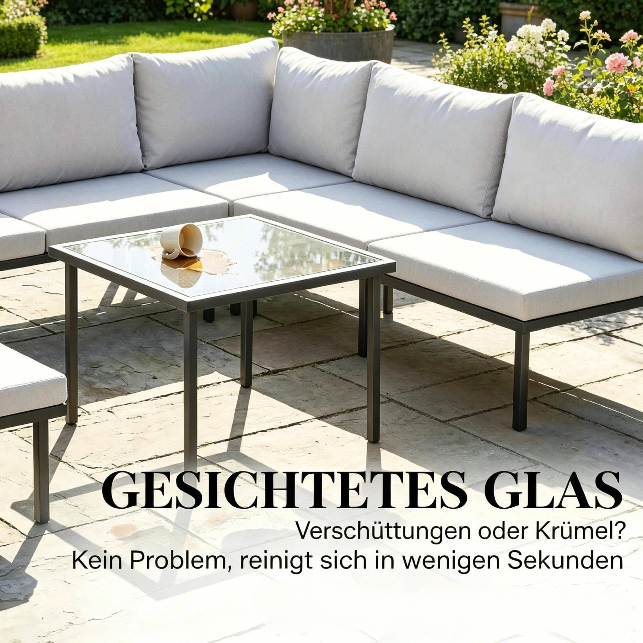 Canapé modulable 6 pièces – personnalisable, imperméable, résiste au soleil - Image 8