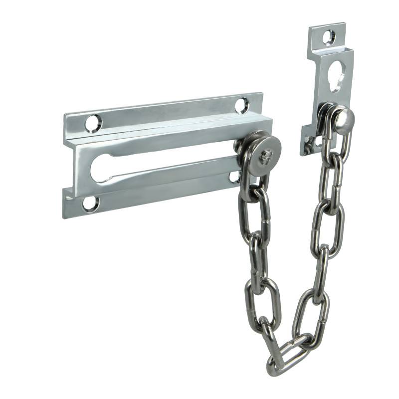 Entrebâilleur de porte chaînette  1 - Laiton - Chromé brillant | Amig - Image 4