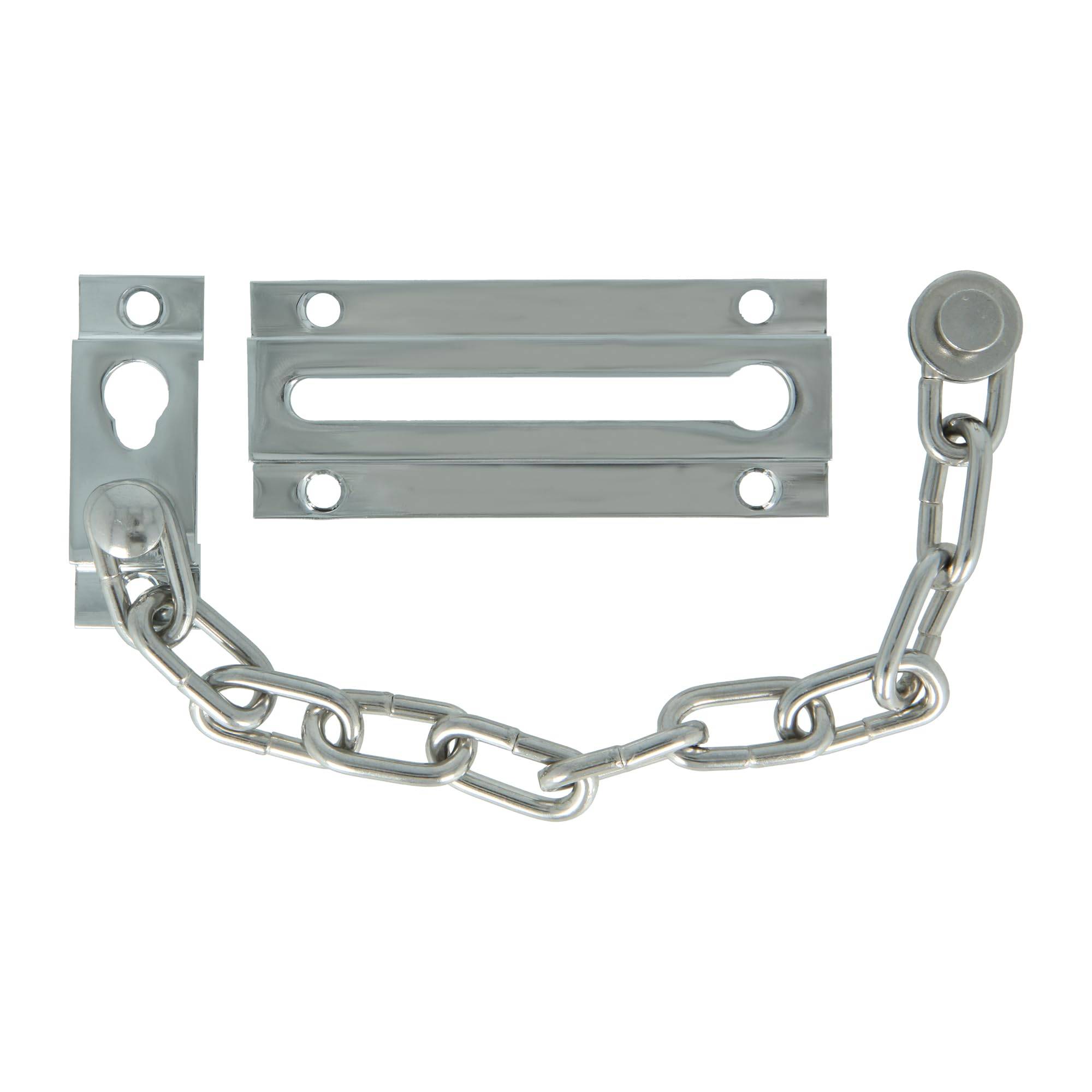 Entrebâilleur de porte chaînette  1 - Laiton - Chromé brillant | Amig - Image 1