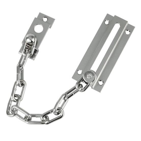 Entrebâilleur de porte chaînette 1 - Laiton - Chromé brillant | Amig - Image 2
