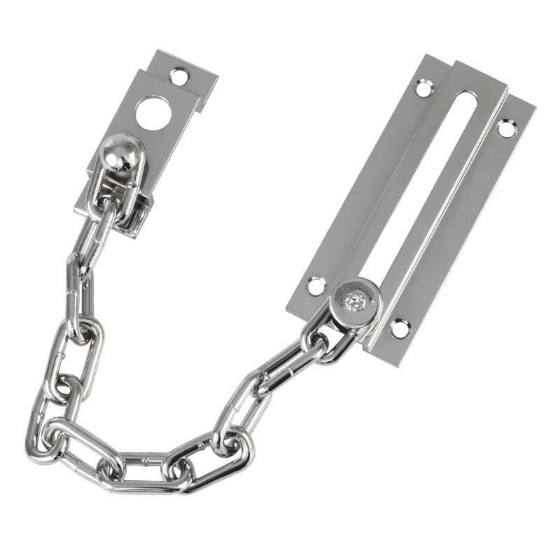 Entrebâilleur de porte chaînette  1 - Laiton - Chromé brillant | Amig - Image 2