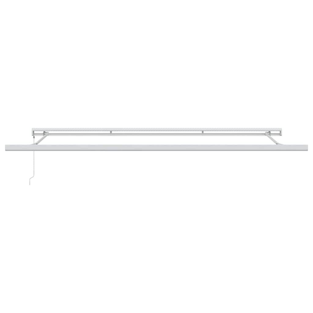 Vidaxl - Auvent Rétractable Rouge et Blanc 500 × 300 cm Tissu et Métal vidaXL 3331273 - Image 7
