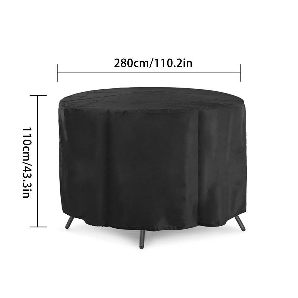 IntiMeg - 230x110CM Housse Mobilier Jardin 210D Polyester Imperméable Bâche Salon de Jardin Protection Antipoussière Housse de Meuble pour Tables de Jardin - Image 2
