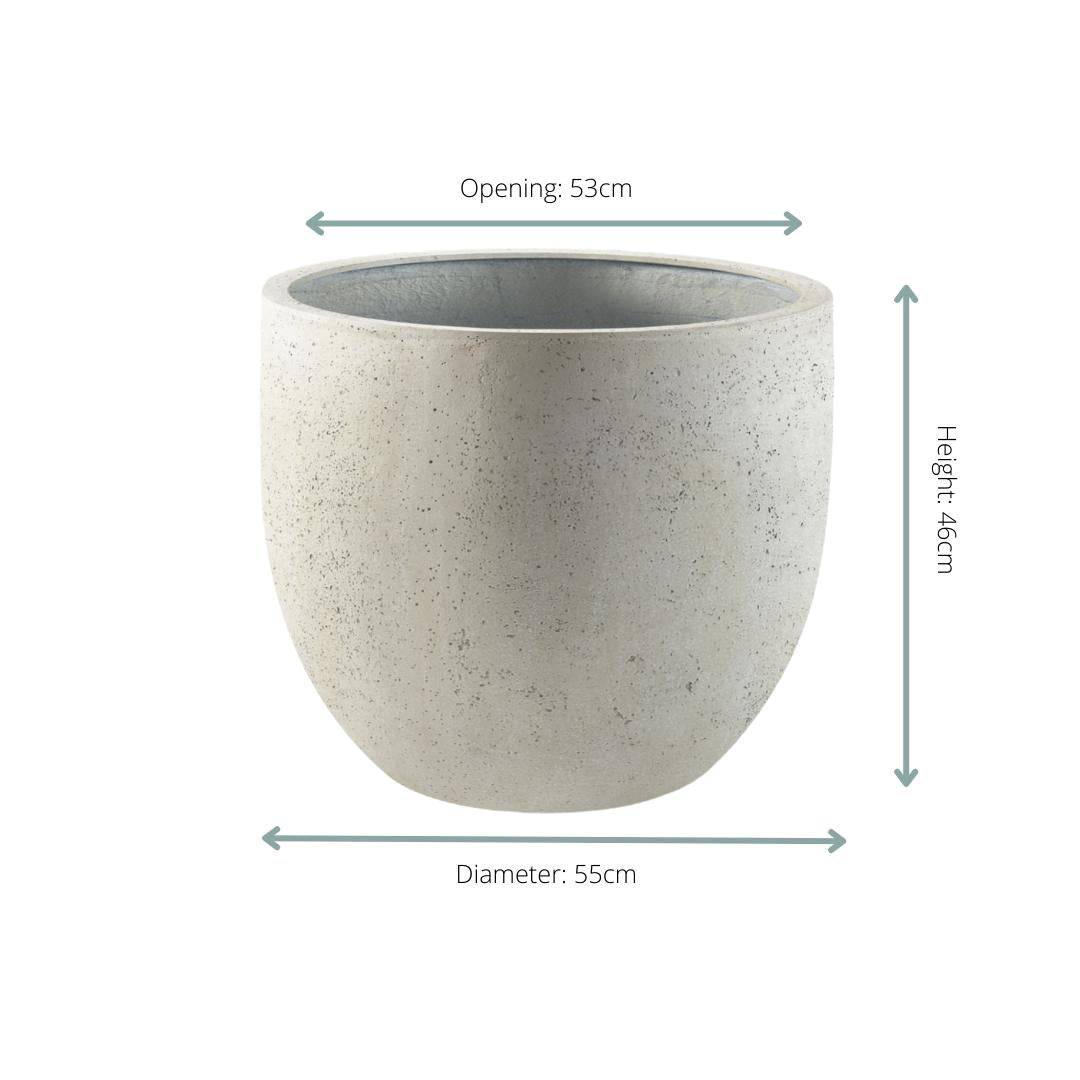 Pot Grigio Blanc Antique 55 cm- La Green Touch - Imagen 2
