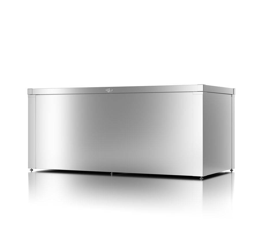Guardi - Coffre de rangement polyvalent - taille M - Argent métallisé - 159x76,5x68,2 - acier Guardi - Imagen 1