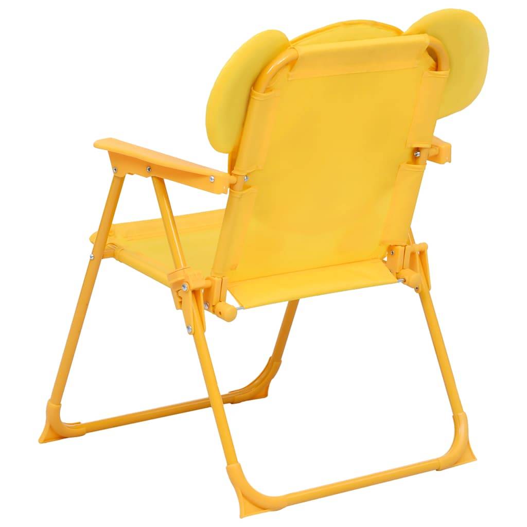 Vidaxl - Ensemble de bistro avec parasol pour enfants 3 pcs Jaune vidaXL 48100 - Imagen 7