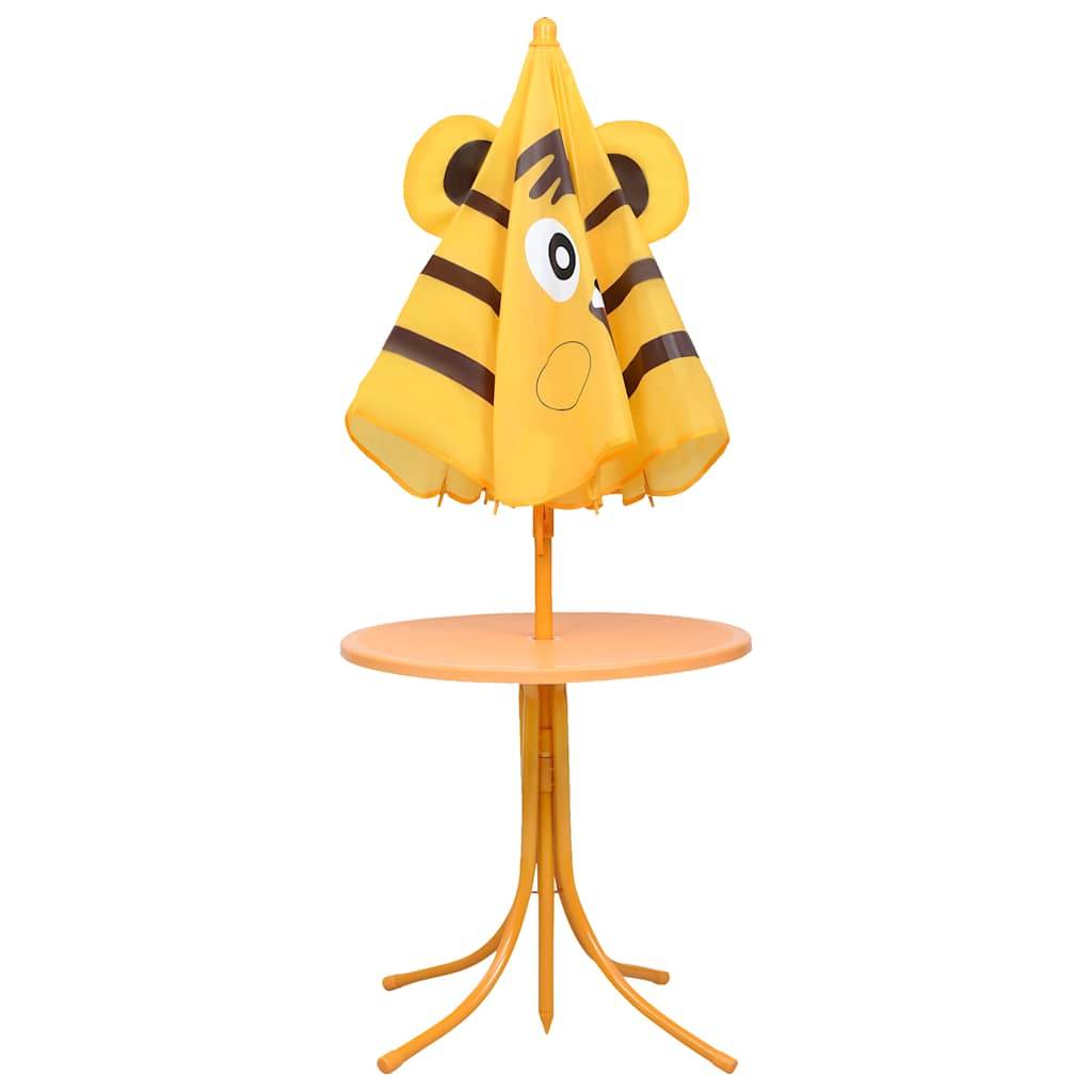 Vidaxl - Ensemble de bistro avec parasol pour enfants 3 pcs Jaune vidaXL 48100 - Imagen 9