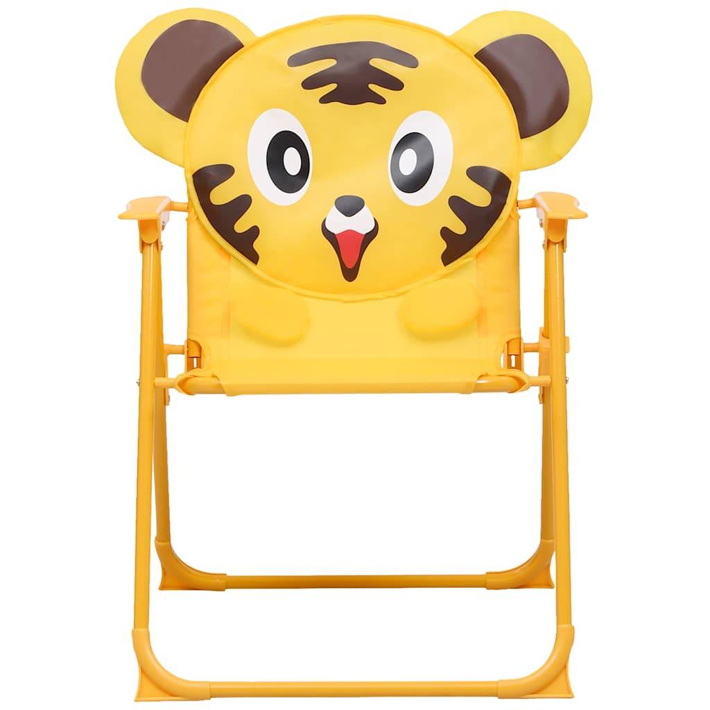 Vidaxl - Ensemble de bistro avec parasol pour enfants 3 pcs Jaune vidaXL 48100 - Imagen 6