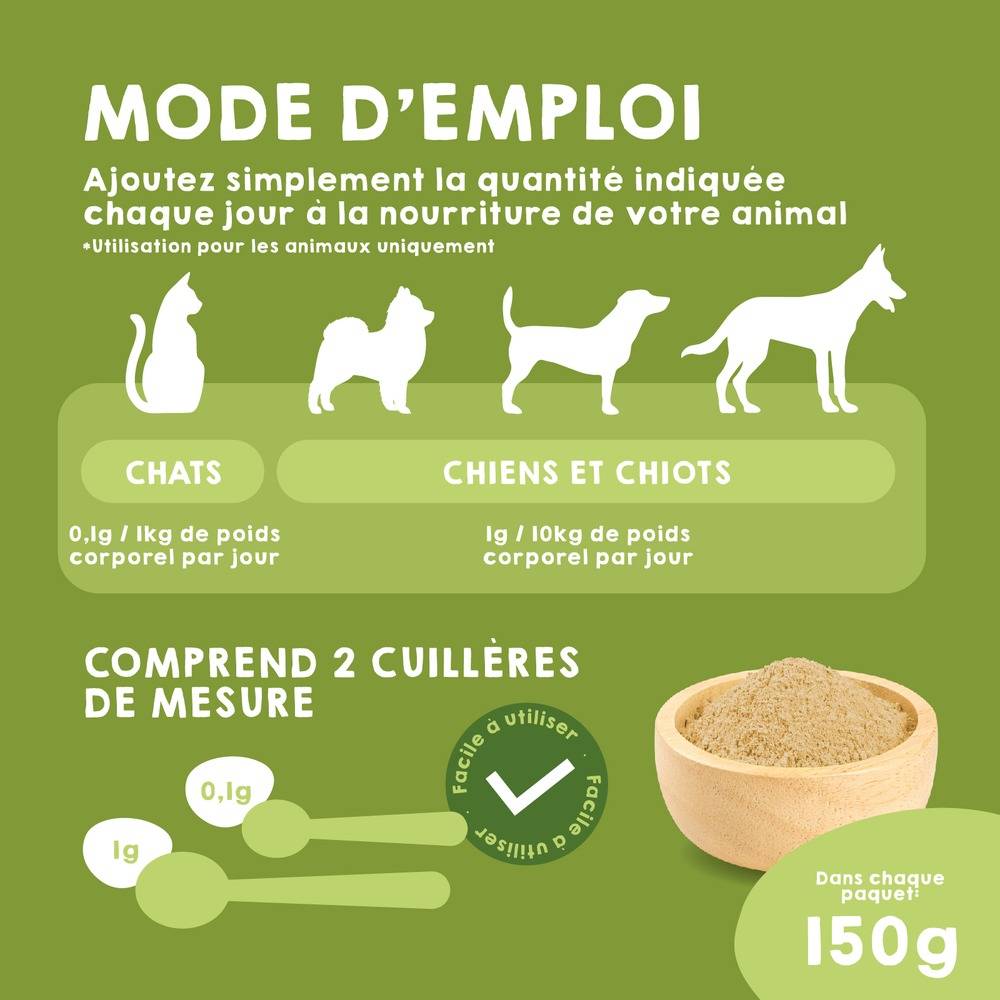 Probiotique Naturel pour Chien et Chat - Aide avec le Diarrhée et Renforce le Système Immunitaire - MAIKAI - Image 6