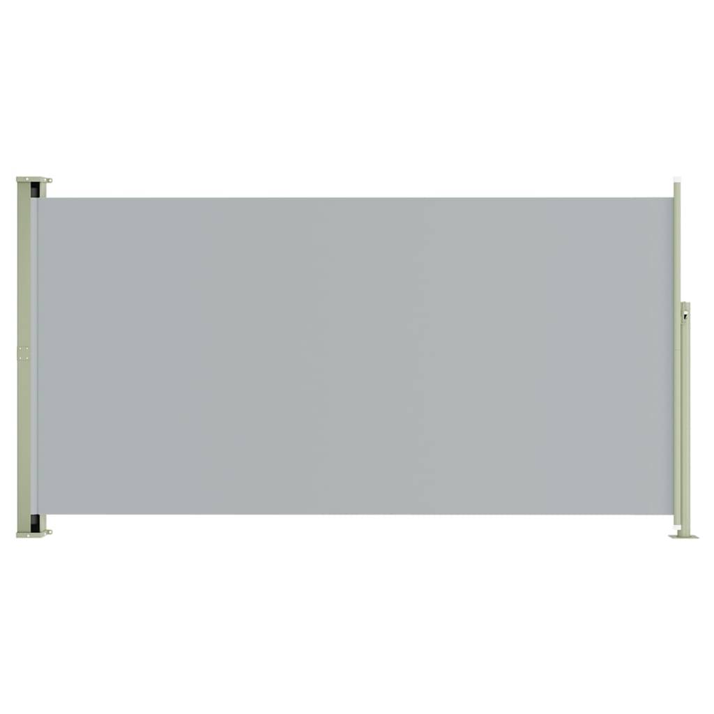 Helloshop26 - Auvent paravent store brise-vue latéral rétractable de patio jardin terrasse balcon protection visuelle écran 160 x 300 cm gris - Imagen 1